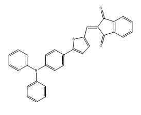 ACME16097|2-((5-(4-(diphenylamino)phenyl)thiophen-2-yl)methylene)-1H-indene-1,3(2H)-dione 