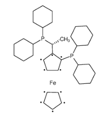 (R)-(-)-1-[(S)-2-( 二環己基膦基)二茂鐵基]乙基二環己基膦|167416-28-6 